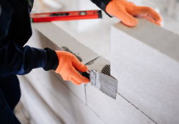 Кладка газобетонных блоков на клей