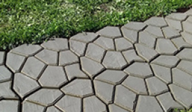 Калькулятор расчёта расхода раствора для садовой дорожки